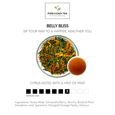 Pure And Easy Tea - Chá Puro e Fácil, Bem-Estar Abdominal, Limpeza – Marca: