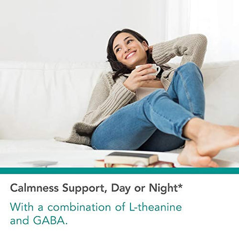 ZenMind – Suporte para Calma, Dia ou Noite, GABA, L-Theanine, Cápsulas Vegetarianas – 120 Unidades - Nutricology