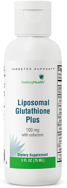 Liposomal Glutationa Plus da Seeking Health – Suporte à Saúde Imunológica – 60 ml