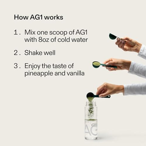 Athletic Greens) | Suplemento em Pó Verde | Melhore a Saúde Intestinal | Multivitamínico, Probiótico, Livre de Glúten, Vegano e Amigável ao Keto | 75 Vitaminas - AG1