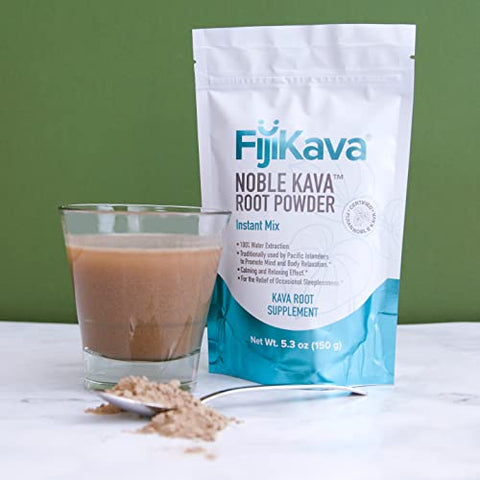 Pó Instantâneo de Extrato de Kava (150g), Auxílio para Dormir - FijiKava