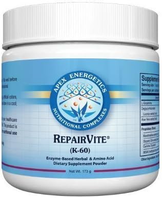 K-60 REPAIRVITE (173g) – Fórmula de Reparo e Energia pela Apex Energetics - Apex Energetics