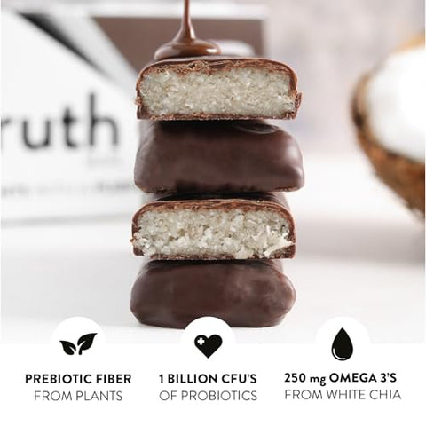 Truth Bar - Barra de Verdade Prebiótica – 100% Natural e Delicioso – 30g