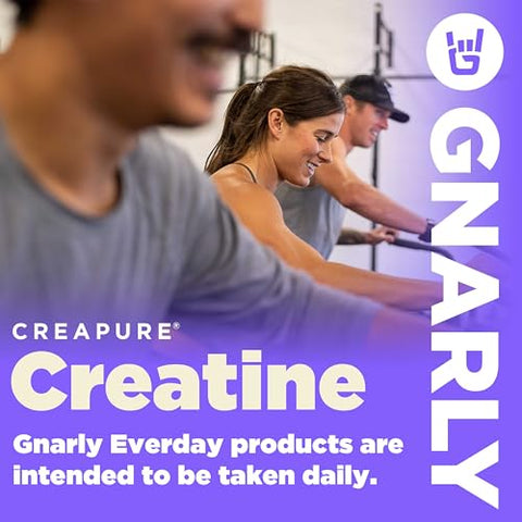 Creatine Powder – Creapure, Suplemento Vegano de Creatina, Certificado NSF Sport, Recuperação Otimizada, Nutrição Esportiva, 5g Monohidrato de Creatina, Sem Sabor (450g) - Gnarly Nutrition