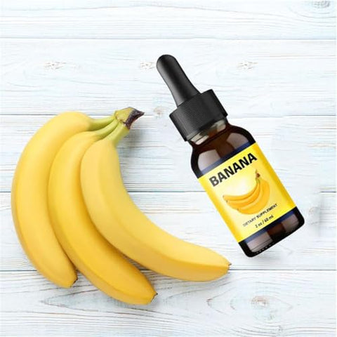 Gotas Líquidas de Banana, Extrato de Banana, Suplemento Líquido de Banana para Homens | 100% Natural | 30ml - KKINYAS