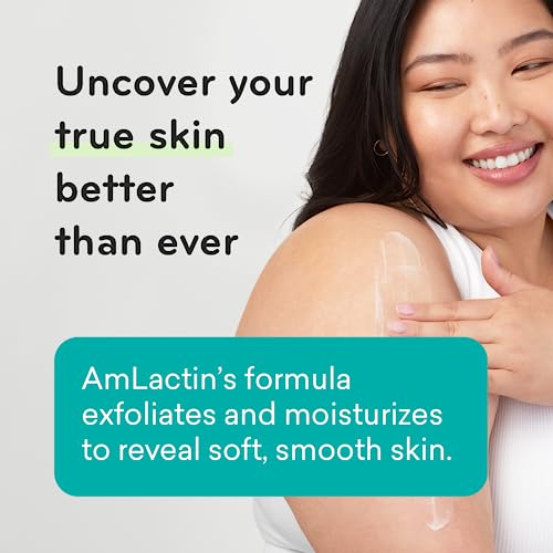 Daily Nourish – Loção Corporal 7.9 oz (225g) com 5% de Ácido Lático – Esfoliante e Hidratante para Pele Seca - AmLactin