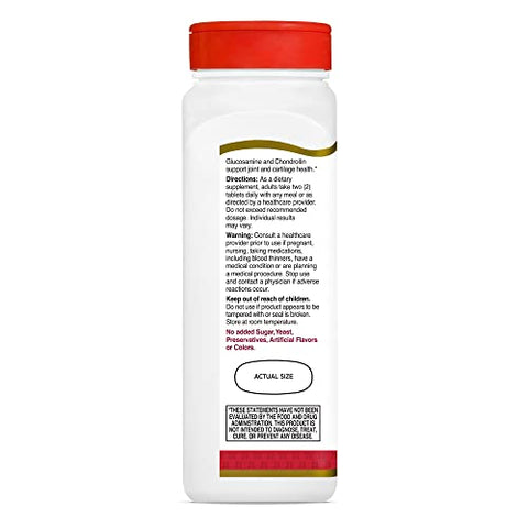 Glucosamina Condroitina 750/600mg – Triplo Forte, Comprimidos, 150 Unidades - 21st Century