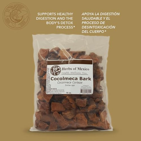 Herbs of Mexico - Casca de Cocolmeca 454g (Pacote de 1) – Benefícios para a saúde e bem-estar