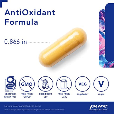 Fórmula Antioxidante | Suporte Antioxidante de Amplo Espectro | 120 Cápsulas - Pure Encapsulations