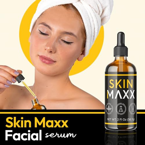 Skin Maxx - Óleo de Semente Preta Orgânico, Óleo de Rosa Mosqueta : Máxima Visibilidade