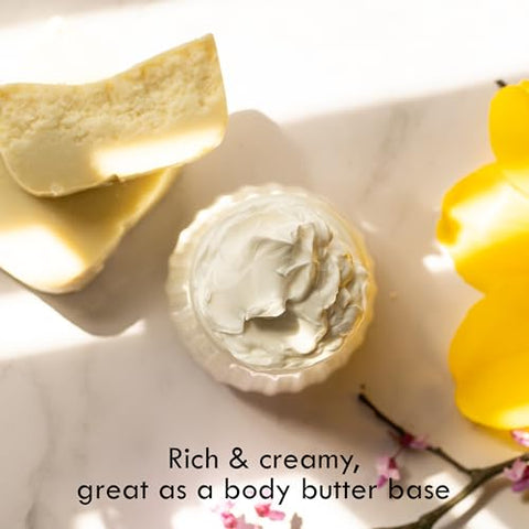 Better Shea Butter - Manteiga de Karité Africana Pura 100%%, 16 oz – Para Hidratar Pele Seca, Manteigas Corporais DIY