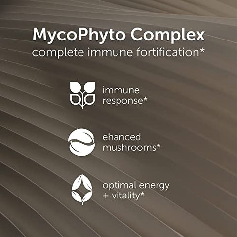 MycoPhyto Complexo de Cogumelos em Pó 120g – Suporte ao Sistema Imunológico – Cardio, Fígado - EcoNugenics