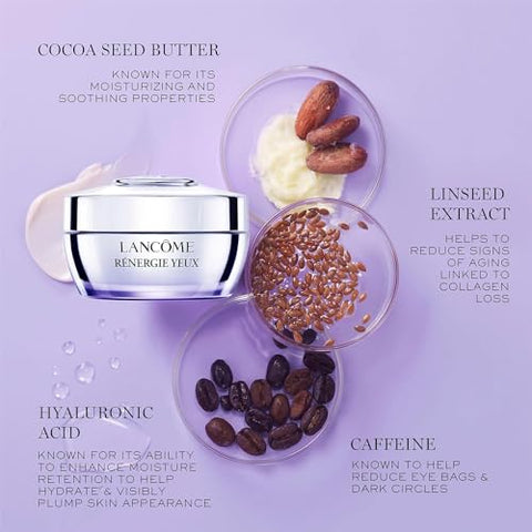 Lancôme Rénergie Creme para os Olhos – Com Cafeína e Ácido Hialurônico – 15g