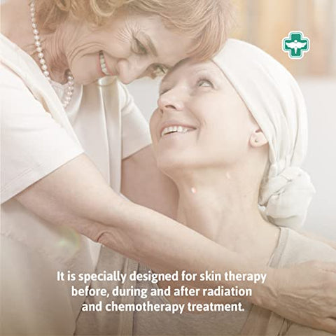 PhysAssist - Creme Oncológico 120ml + 3 Bálsamos Labiais. Hidratação para Pele Estressada em Tratamento de Quimio ou Radioterapia. Terapia para a Pele. Com Ingredientes Botânicos
