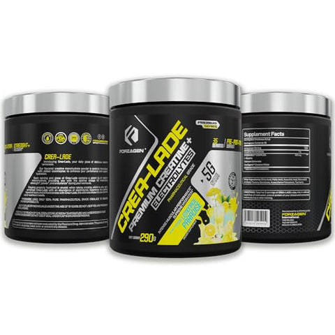 CREA-Lade 35 Porções, Creatina Monohidratada Premium com Eletrólitos Sabor Limonada Paradisíaca – Forzagen CREA-Lade 35 Porções, Creatina Monohidratada Premium com Eletrólitos Sabor Limonada Paradisíaca - Forzagen