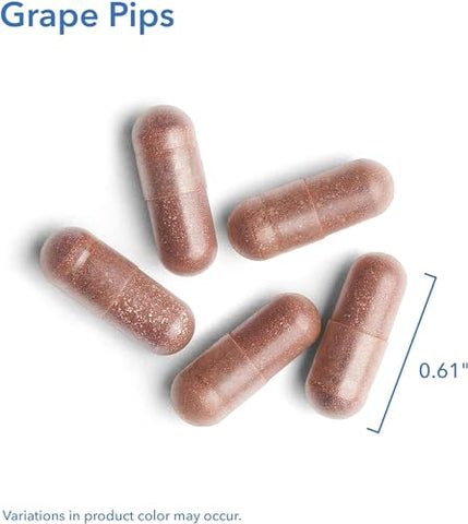 Extrato de Semente de Uva, Proantocianidinas, Polifenóis, Orgânico, Cápsulas de 300mg – 90 Unidades - Allergy Research Group