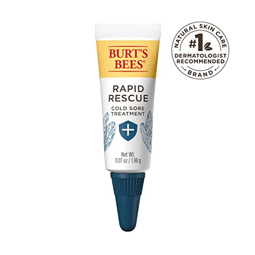 Burt's Bees - Burt’s Bees Tratamento para Feridas Frias e Bálsamo Labial Medicado, Com Mentol e Óleo de Eucalipto, Produtos de Cuidados com a Pele de Origem Natural, 2 Tubos, 0,07 oz./0,15 oz