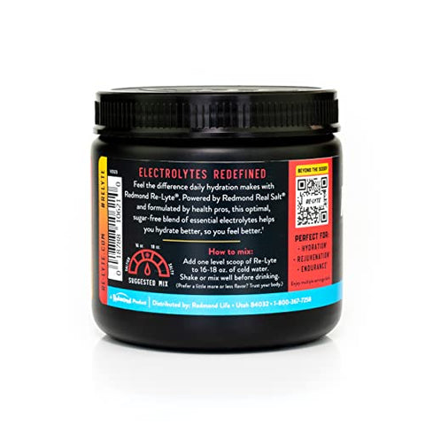 Re-Lyte Mix de Hidratação e Eletrólitos (Morango Limonada) – 500g - REDMOND