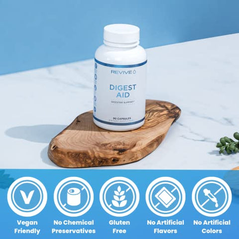Digest Aid | Promove a Digestão de Proteínas, Gorduras e Amidos | 100g - Revive MD