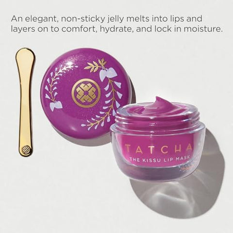 Tatcha Kissu Máscara Labial Tintada | Máscara Labial Tintada em Wisteria, Aumenta Visivelmente e Suaviza para Lábios Sedosos, 9.0 g