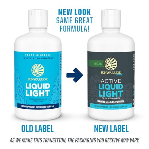 Gotas de Minerais Traços de Ácido Fúlvico Orgânico – Complexo Mineral Líquido Vegano | Baseado em Plantas – 946 ml – 32 Porções - Sunwarrior