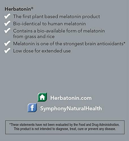 Herbatonin - 0.3mg – Phyto-Melatonina Natural (Melatonina Vegetal) – 90 Cápsulas Veganas (Fornecimento de 90 Dias) Baixa Dose, Auxílio Natural para o Sono e Suporte ao Ritmo Circadiano