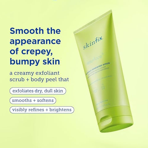 Resurface Scrub Renovador com Ácido Glicólico: Esfoliante Dupla Ação AHA BHA - Skinfix