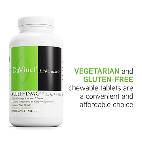 Labs Aller-DMG Chewable – Suporte à Saúde Imunológica, Auxílio à Histamina - DAVINCI
