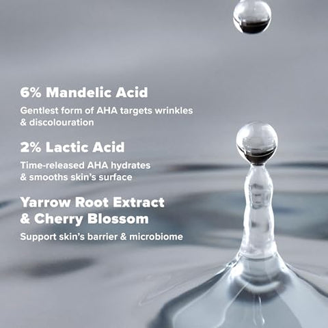 Paula's Choice - Paula’s Choice Ácido Mandélico 6% + Ácido Lático 2% – Esfoliante Diário AHA Suave para Descoloração e Textura Irregular – 30ml