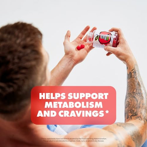 by V Shred Gummies de Vinagre de Maçã – Lanche Saudável Superfood, Suporte ao Metabolismo e Digestão – 60 Gummies Keto de Vinagre de Maçã - Sculpt Nation
