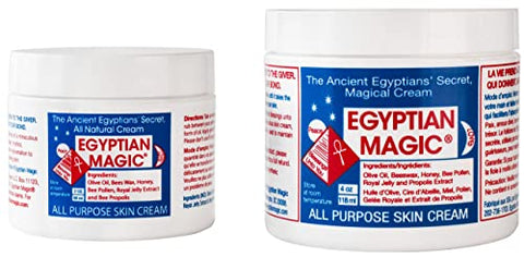 Egyptian Magic - Creme Egípcio Mágico para Pele | Cura Natural para Pele, Cabelo, Anti-Envelhecimento, Estrias, Celulite, Irritações e mais | Ingredientes 100% Naturais | Pacote de 180ml (120g)