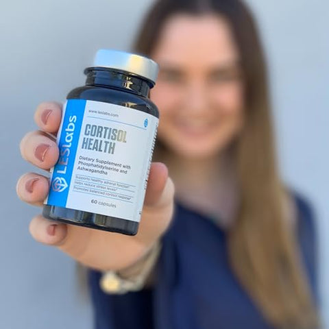 Cortisol Health – Alívio do Estresse, Resposta Equilibrada do Cortisol, Relaxamento - LES Labs
