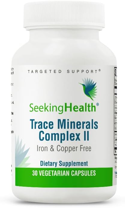 Complexo de Minerais Traço II – Saúde Imune | 60 cápsulas | Fórmula Avançada | Marca Seeking Health - Seeking Health
