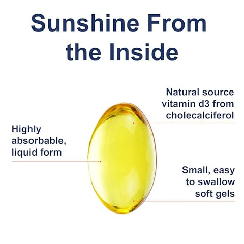 Vitamina D3, 2000 UI (50 mcg), Fortalecimento Ósseo - Carlson