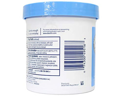 Creme Alívio Rápido em Pote, 16-Ounce (454g) por Desitin - Desitin