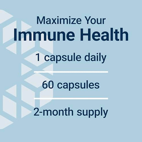 Lactoferrin Caps – Resposta Imune Saudável, Suporte GI, Saúde Visual – Sem Glúten, Não-OGM – 1-Diário, Vegetariano – 60 Cápsulas - Life Extension