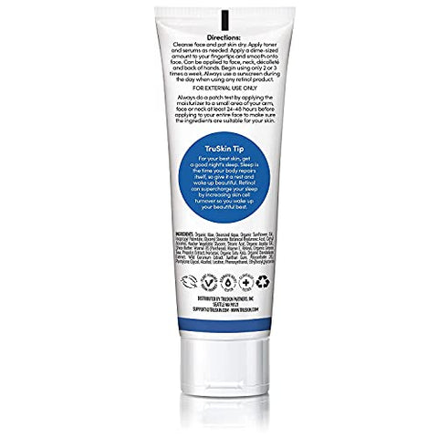 TruSkin Naturals - TruSkin Retinol Face Moisturizer – Poderoso Hidratante Facial Anti-Envelhecimento para Mulheres com Retinol e Ácido Hialurônico | Marca TruSkin