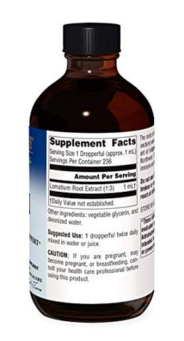 Planetary Herbals - PLANETARY HERBALS Glicerito de Lomatium Full Spectrum, 8 fl. oz. (236 ml) – Suplemento Nutricional