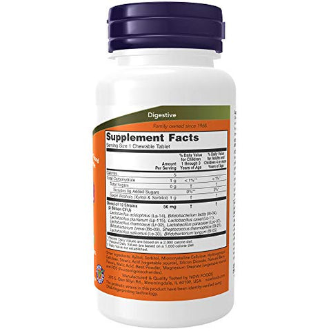 BerryDophilus – 60 Cápsulas (Pacote com 2) – Saúde Digestiva – Probiótico – 120 Cápsulas no Total - NOW Foods