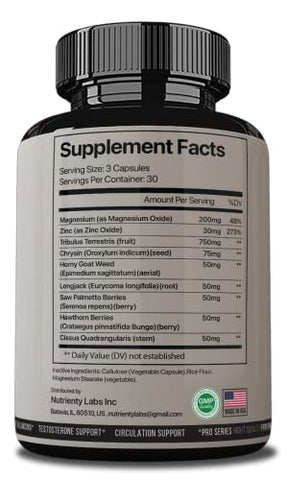 Zonata - Testos Primel Advanced Formula – Testoprime Testo Prime 90 Cápsulas | Fórmula Avançada | Aumento de Testosterona | Energia e Desempenho | 90 Cápsulas