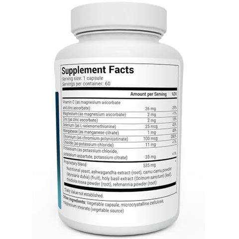 Dr. Berg Nutritionals - Dr. Berg Adrenal: Suplemento para Adrenais – Aumente sua Energia e Bem-Estar