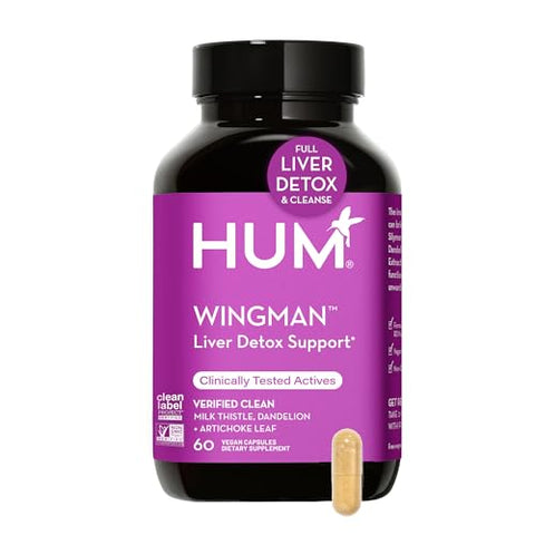 Full Skin and Liver Detox: Wingman e Daily Cleanse – Desintoxicação Verde de Cardo de Leite para saúde da pele e do fígado - HUM