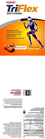 TriFlex Soft Chews – Caramelo Salgado, 60 Unidades – Suporte para a Saúde das Articulações - GNC