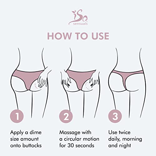 IsoSensuals - CURVE Creme para Aumento de Glúteos – Resultados Naturais e Volumosos, Rápidos, Espessos, Grandes, 2 Meses de Fornecimento