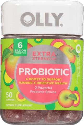 Gummy Probiótico Extra Forte Mastigável – 60 gummies - OLLY