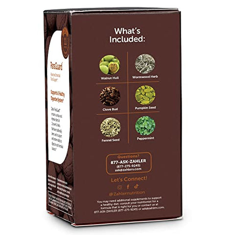 Cápsulas Softgel ParaGuard Cleanse – Suplemento Detox para a Saúde Intestinal – Fórmula com Artemísia, Alho, Semente de Abóbora e Cravo - Zahler