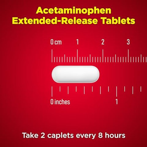 Acetaminophen 650 mg de Liberação Prolongada para Dor na Artrite – 400 Comprimidos - Amazon Basic Care