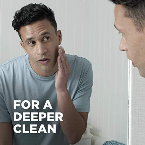 DOVE MEN + CARE - DOVE MEN CARE Ferramenta de Banho para uma Pele Forte e Saudável – Limpeza Profunda com Esfoliação Ativa e Gel de Banho, Pacote com 4 Unidades