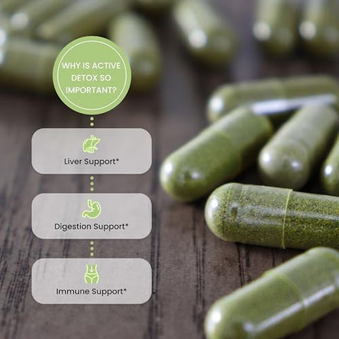Nature's Pure Blend - Nature’s Pure Blend Active Detox Vinagre de Maçã (A Mãe) – Suporte Digestivo – Limpeza do Fígado – Movimentos Intestinais Saudáveis