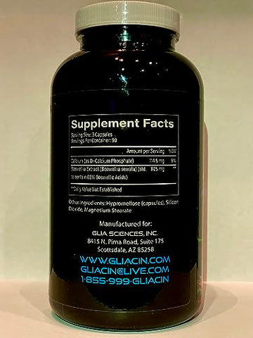 GLIACIN - Suporte Natural para Neurônios (Grande – 270 Cápsulas)